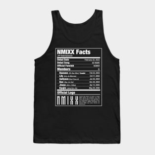 NMIXX Nutritional Facts Tank Top